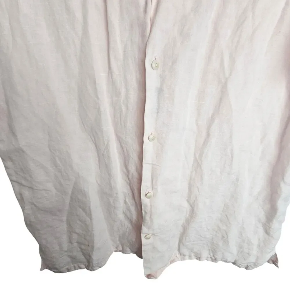 Chubbies Mens Linen Shirt M Resortwear Tropical Hawaiian Beach Vacation Summer